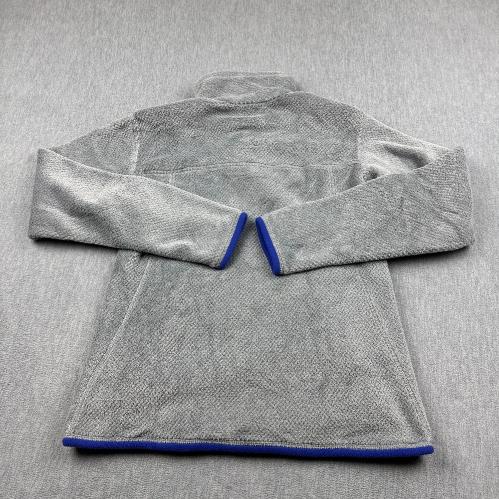 Patagonia Sweater Women Medium Gray Re-Tool Snap-T Fleece Polartec Thermal 25442 - Picture 11 of 12